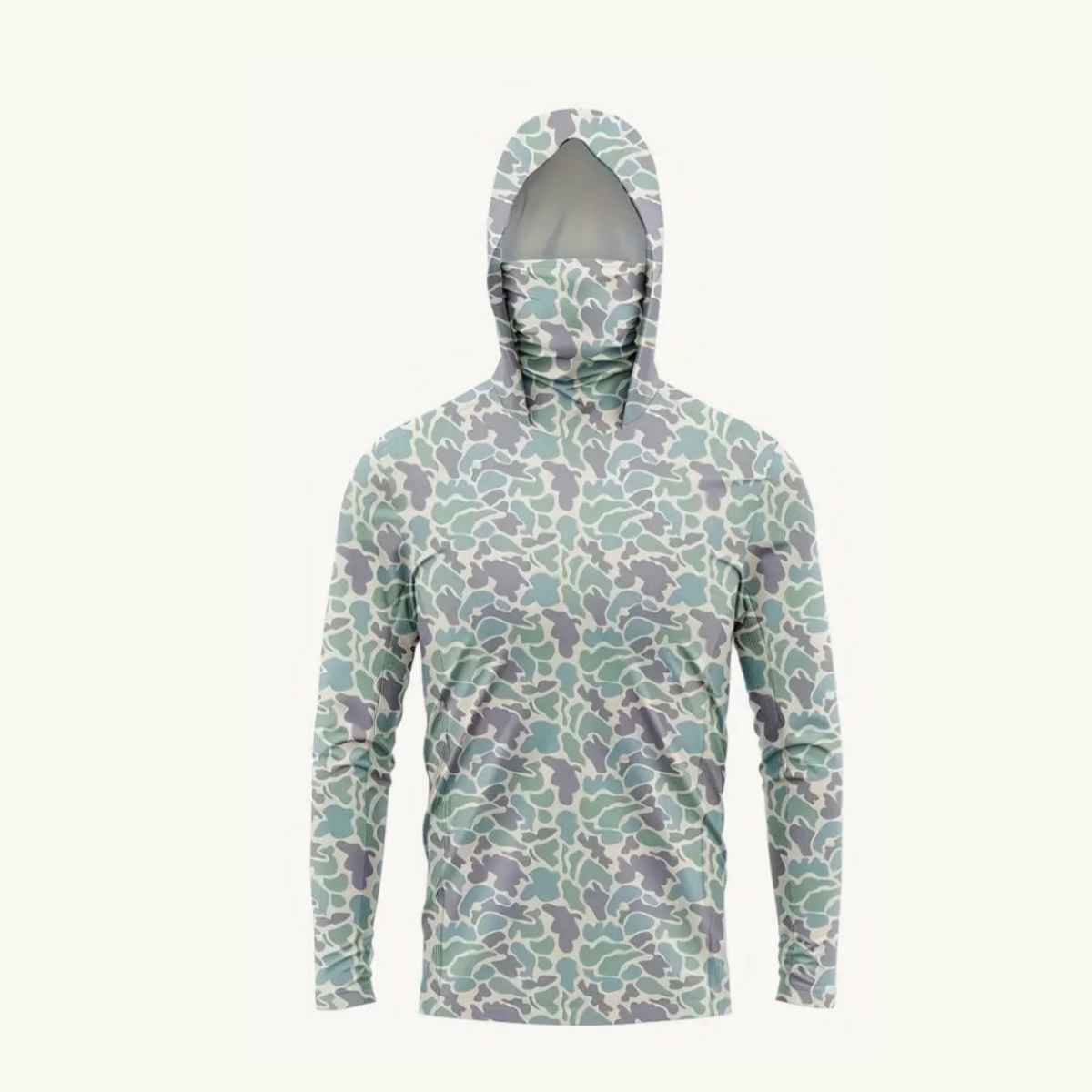 Outdoor Hunting Prints - Men UPF50+ Sun Protection Fishing Hoodie