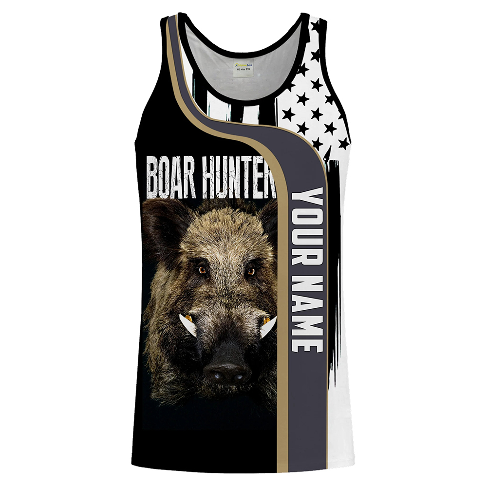 Custom Name Boar Hunter Tank T - Wildman Hunting & Outdoor Vanderbijlpark 评论和价格