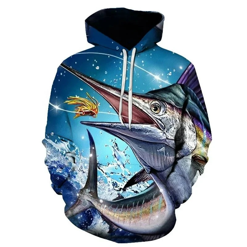 New 3D Printing CARP Fishing P - Outdoor Hunting Hoodie 评论和价格