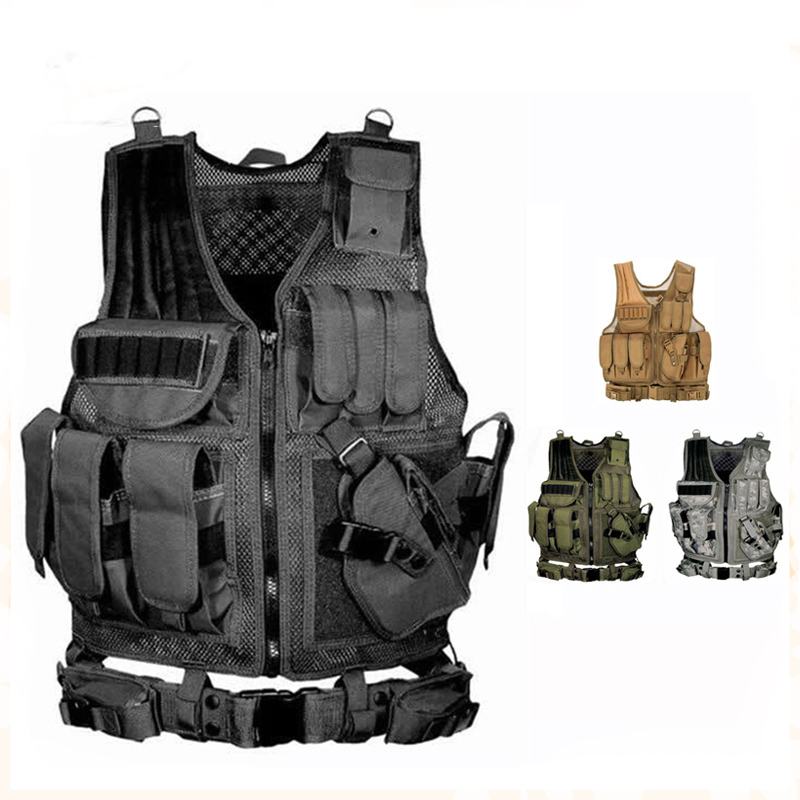 Adjustable Molle Tactical Vest - Hunting Outdoor Jacket 评论和价格