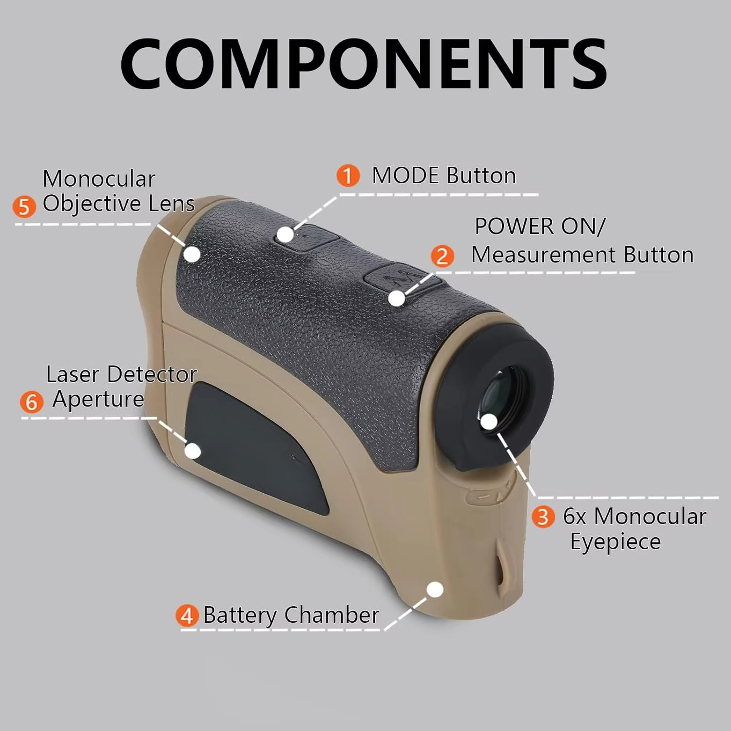 2000M laser rangefinder for go - Rangefinder Laser Hunting 评论和价格