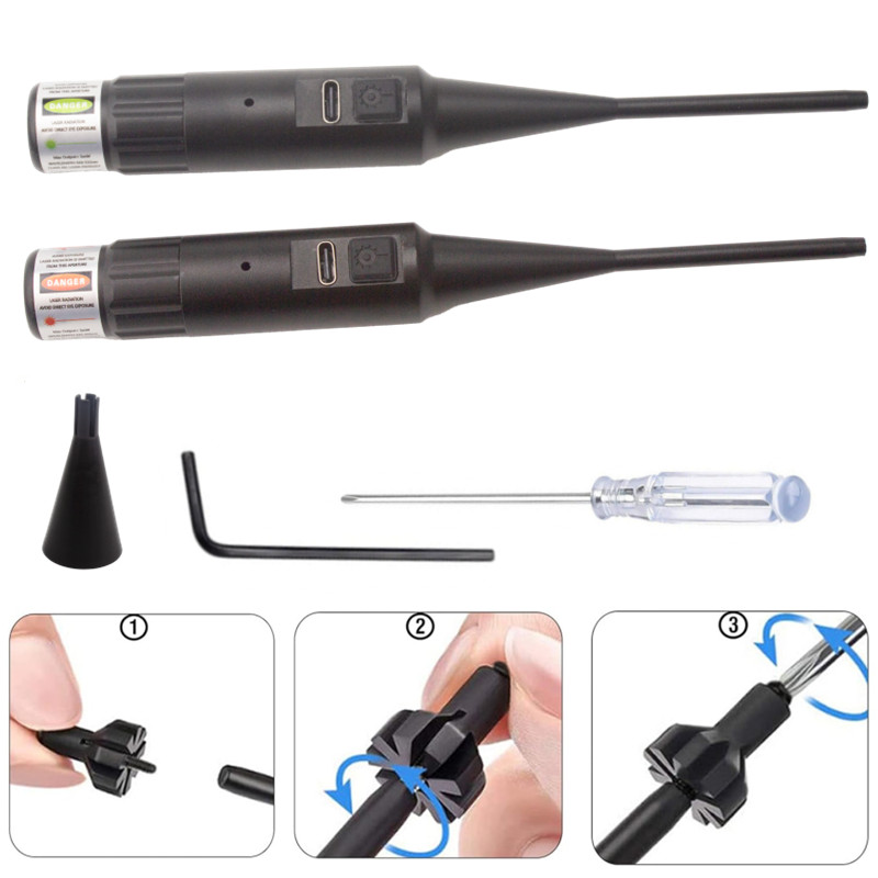 Bore Sight Kit 12Adpaters Lase - Laser Boresighter Kit 评论和价格