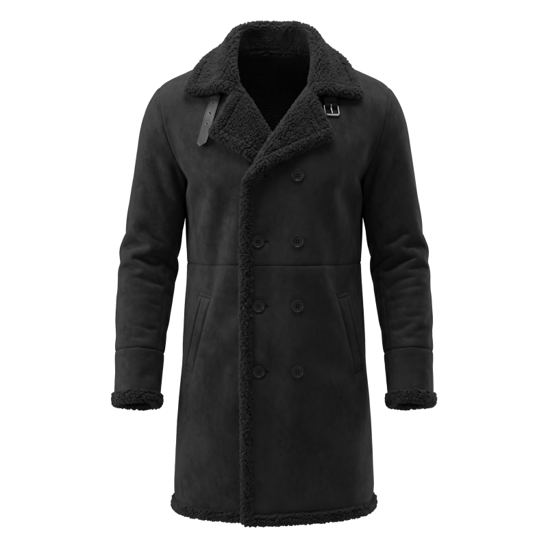 Men's Faux Suede Fur Lined Win - Hunting Outdoor Jacket 评论和价格