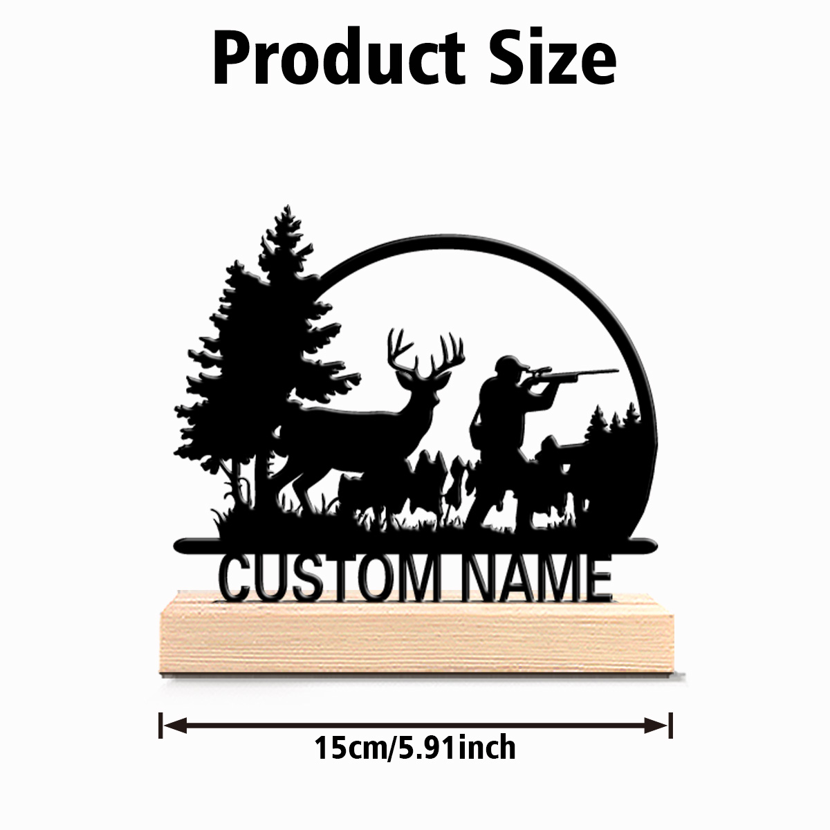 1pc Fashion ersonalized Custom - Hunting Outdoor Christmas Decorations 评论和价格