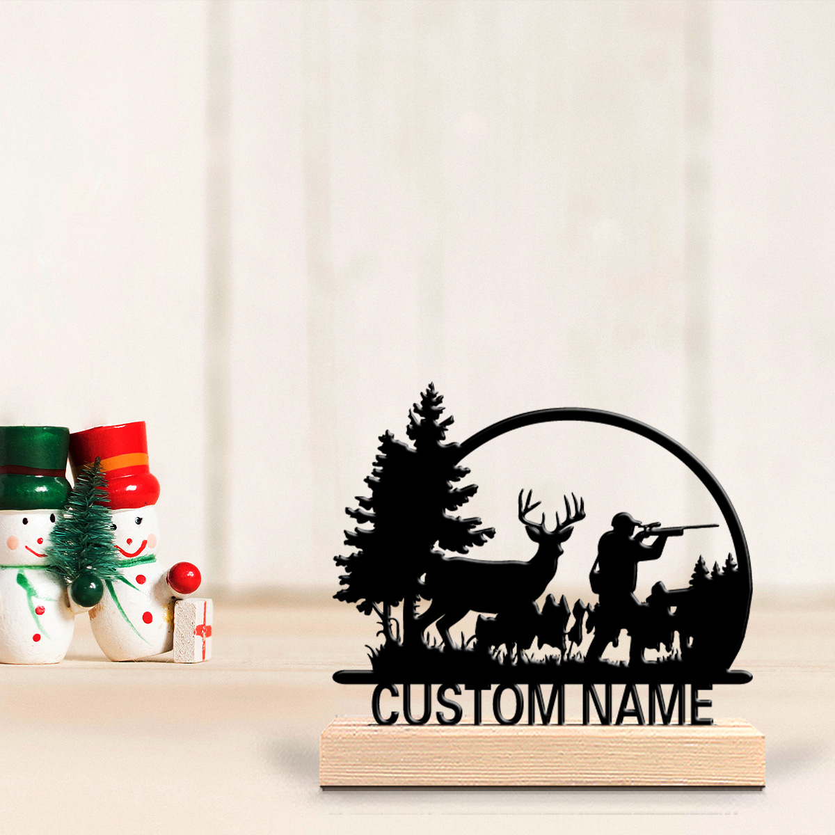 1pc Fashion ersonalized Custom - Hunting Outdoor Christmas Decorations 评论和价格