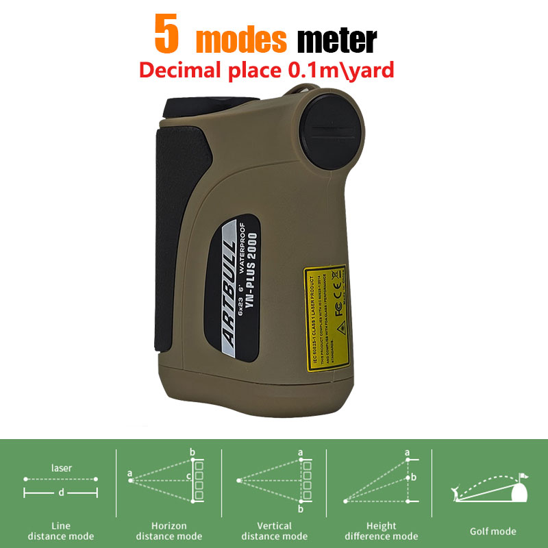 2000m Long Distance Laser Rang - Rangefinder Laser Hunting 评论和价格